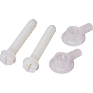 Toilet Seat Bolts Plastic Package Of 2