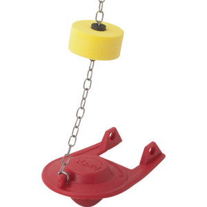 KorkY Plus Water Saver Red Flapper With Float Adjustable
