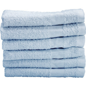 Basic Cotton Plus Wash Cloth Cam 12x12 1 Lb/Dozen Blue Package Of 60