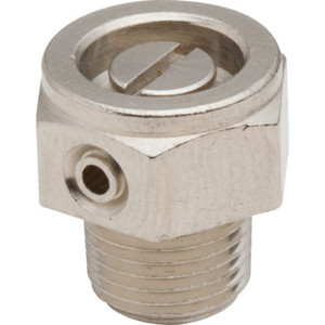 Stubby Nickel Plated Air Valve