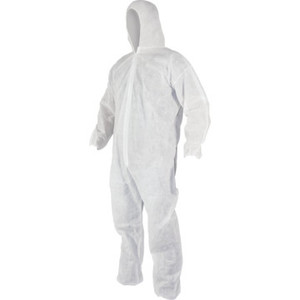 SAS Safety Polypropylene Hooded Coveralls - X-Large - Package Of 25