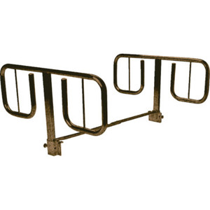 Universal T-Style Half Rail Brown Vein Package of 2