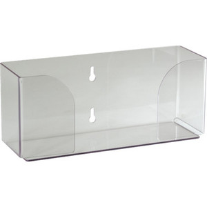 Glove Box Holder Acrylic Single Horizontal Orientation