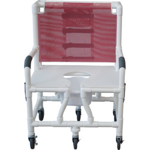 MJM Shower Chair Drop-Arm Mauve