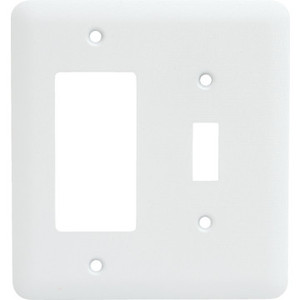 Decorator Toggle Switch Princess Wall Plate - Textured White - Package Of 20