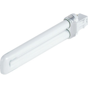 Compact Fluorescent Bulb Value Light 13W Twin 2700K 2-Pin Base 10pk