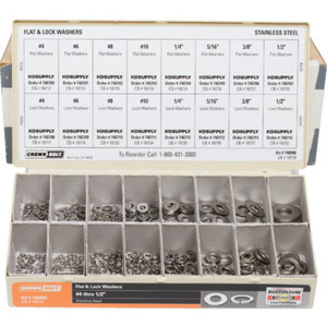 Stainless Steel Washer Assortment Kit