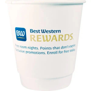 Best Western 10 Oz Double Wall Unwrapped Cup, Case of 600