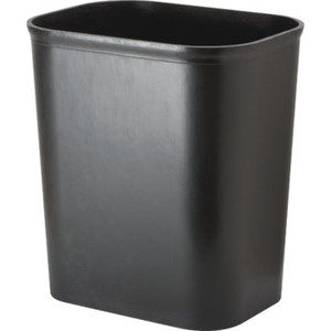 14 Quart Plastic Trash Can Black UL Approved
