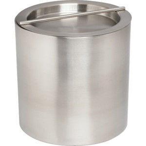 2 Quart Stainless Steel Round Ice Bucket