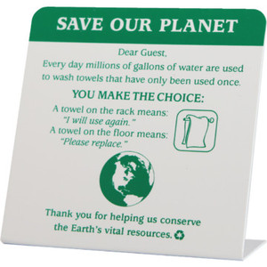 Save Our Planet Towels Easel Package Of 50