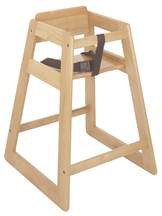 CSL Light Wood Wood Economy Plus High Chair