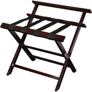 Aristocrat Luggage Rack Rosewood With Backrest