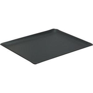Glamour Leatherette Rectangular Tray Black