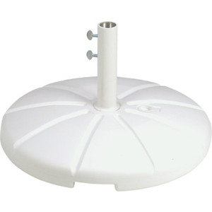 Umbrella Base White Resin 35 Lbs