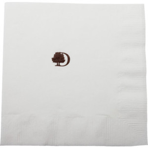 Doubletree Beverage Napkin 2PLY 1 Color Case Of 4000