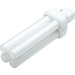 Compact Fluorescent Bulb Value Light 22W Quad 2700K 2-Pin Base