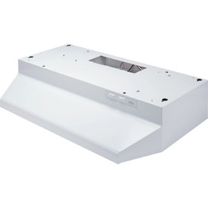 Broan 24" Wht RngHd 3-1/4x10" Vnt 160CFM