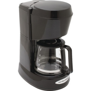 Hamilton Beach 4 Cup Coffeemaker Black Glass Carafe
