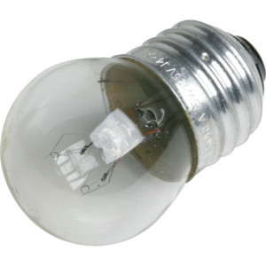 S11 Bulb Value Light 7-1/2W Clear 130V 25pk