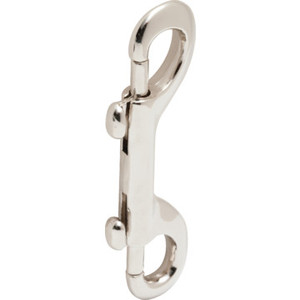 3-1/2 Double-Ended Slide Bolt Snap, Nickel-Plated Zinc 2/PK