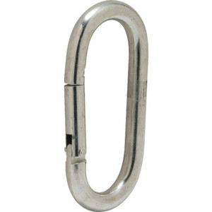 4 Steel Oval Interlocking Snap