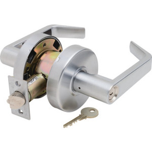 Yale Cylindrical Storeroom Lever Lockset Grade 2, 2 3/4 Backset