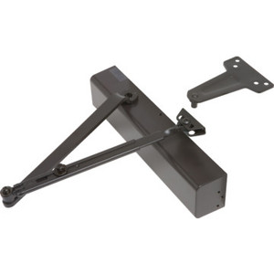 Yale Heavy Duty Door Closer, Grade 1, ADA, Dark Bronze, Adjustable Size 1-6