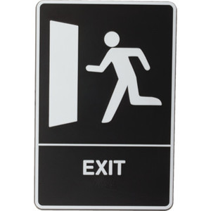Sign Plastic Exit