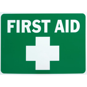 Plastic "First Aid" Sign