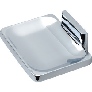Chrome Wall Soap Holder Concealed Screw Mount