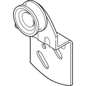 Rear Concave Wheel Wardrobe Roller Package of 2