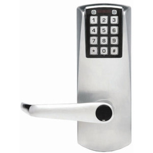 Simplex Access Controls Battery Keypad Lever Lock C Override Satin Chrome