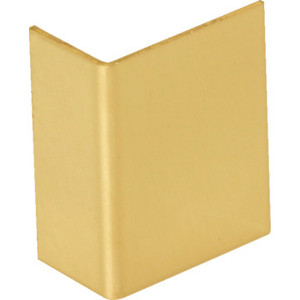 Door Edge Guard 1/2" x 1-3/16" Satin Nickel, Package of 5