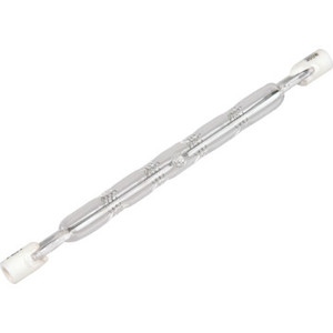 Halogen Bulb Value Light 300W T3 Double Ended Base Clear Rough Service 2pk