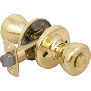 Kwikset Tylo Entry Knob Brass