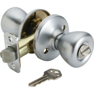 Kwikset Tylo SmartKey Entry Knob Satin Chrome