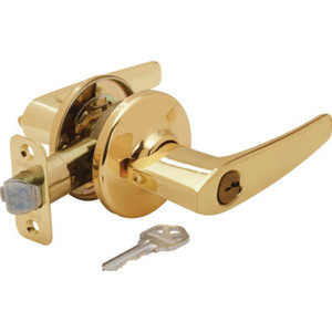 Kwikset Delta Brass Entry Lever Lock