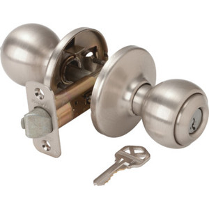 Kwikset Polo Entry Knob Satin Nickel