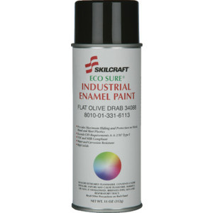 ECO-SURE Industrial Enamel Aerosol Paints - A-A-2787, Type I, Green, 34088