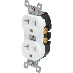 20 Amp Heavy Duty Receptacle - Ivory