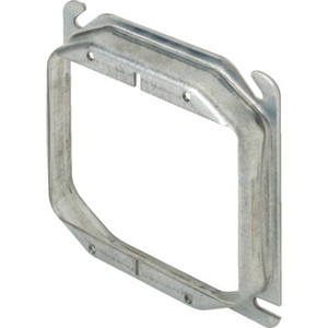 4" Square 5/8" Raised Two Gang Cover