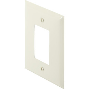Jumbo Single Decorator Wall Plate - Ivory - Package Of 20
