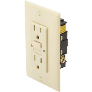 15 Amp Industrial Self Test GFCI - Ivory