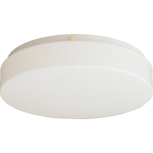 1 Light 13WFluorescent Flush Mount Fixture White White 11-5/8" Diameter x 3"H