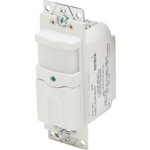Vacancy Sensor,Passive Infrared,120 Volt 500W, Ivory