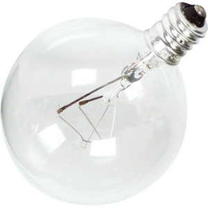 G16-1/2 Bulb Philips 40W Candelabra Base Clear 12pk