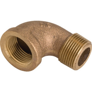 Brass 90 Street Elbow 1/2" x 1/2"