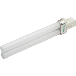 Compact Fluorescent Bulb Philips 9W Twin 3500K 2-Pin Base