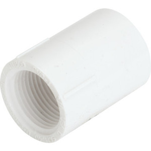 PVC Female Adapter Coupling Schedule 40 - 3/4" x 3/4"